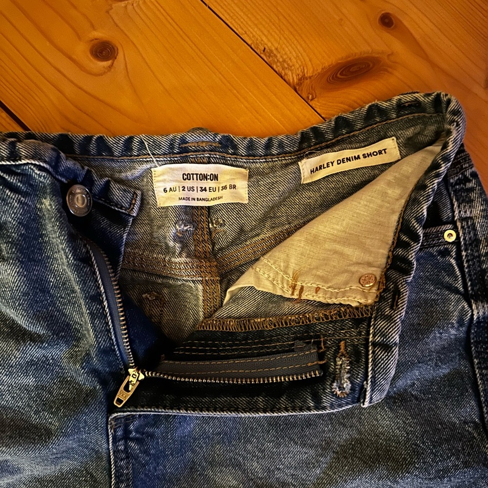 Cotton On Blue Denim Shorts